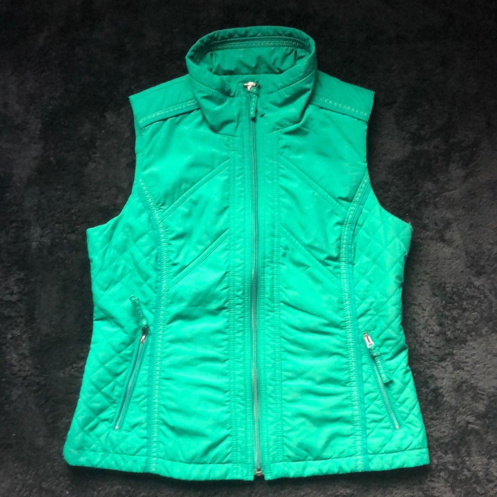 Coldwater Creek‎ Green Vest Size Small